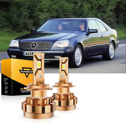 Kit d’ampoules LED feux de route/croisement pour Mercedes-Benz CL500 avec phares HID 2000–2009 – vue 9 – NOVADOMIO