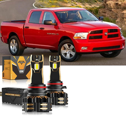 pour 2011-2012 Ram 1500 (avec 4 headlamps) 9005 H13 Ampoules de phare LED Bundle – vue 14 – NOVADOMIO