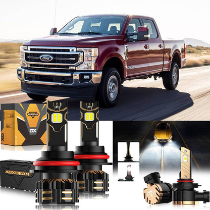 pour 2000-2004 Ford F-350 Super Duty 9007 Ampoules de phare LED – NOVADOMIO