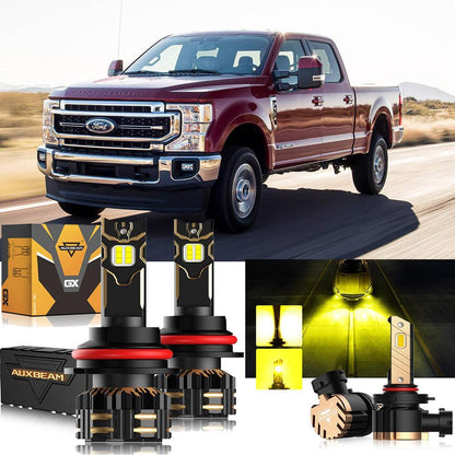 pour 2000-2004 Ford F-350 Super Duty 9007 Ampoules de phare LED – vue 8 – NOVADOMIO