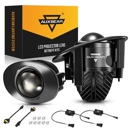 2″ 70 W Bi-LED lentille projecteur antibrouillard 6 000 K HD Lens pour Toyota/Honda | lot de 2 – NOVADOMIO