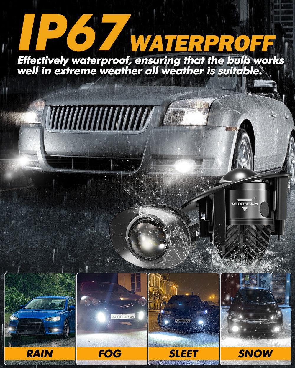 2 Inch 70W Bi-LED Projector Lens Fog Light 6000K HD Lens pour Toyota/Honda | 2 Pcs/Set – vue 7