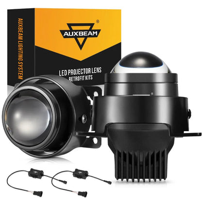 2.5″ 80 W Bi-LED lentille projecteur antibrouillard 6 000 K HD Lens pour Toyota/Honda | lot de 2 – NOVADOMIO