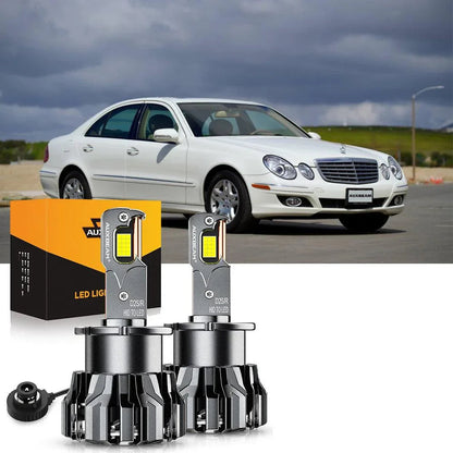 Kit d’ampoules LED feux de route/croisement pour Mercedes-Benz E320 avec phares HID 2000–2007 – vue 10 – NOVADOMIO