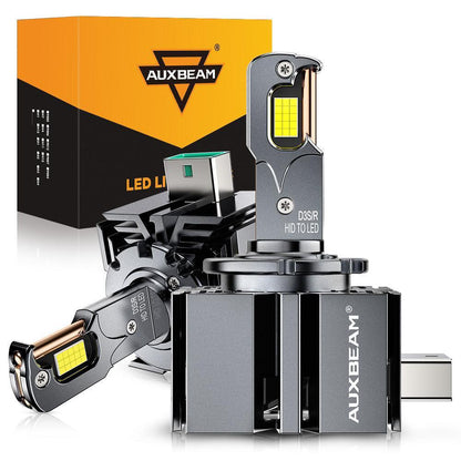 D3 D3S D3R Ampoules de phare LED 70 W 22 000 lm D-PRO série remplacement HID 6 500 K blanc froid – 2 ampoules – vue 9