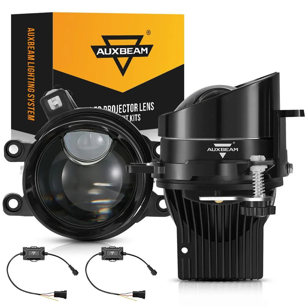 3 Inch 90W Bi-LED Projector Lens Fog Light 6000K Hyperboloid Lens Fog Light avec Matrix Auxiliary Beam pour Toyota/Honda | 2…