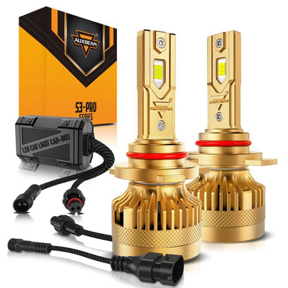 Dual Decoder sans erreur CAN-bus S3 Pro série 12 V 24 000 lm 120 W Ampoules de phare LED 6 500 K blanc froid – vue 15