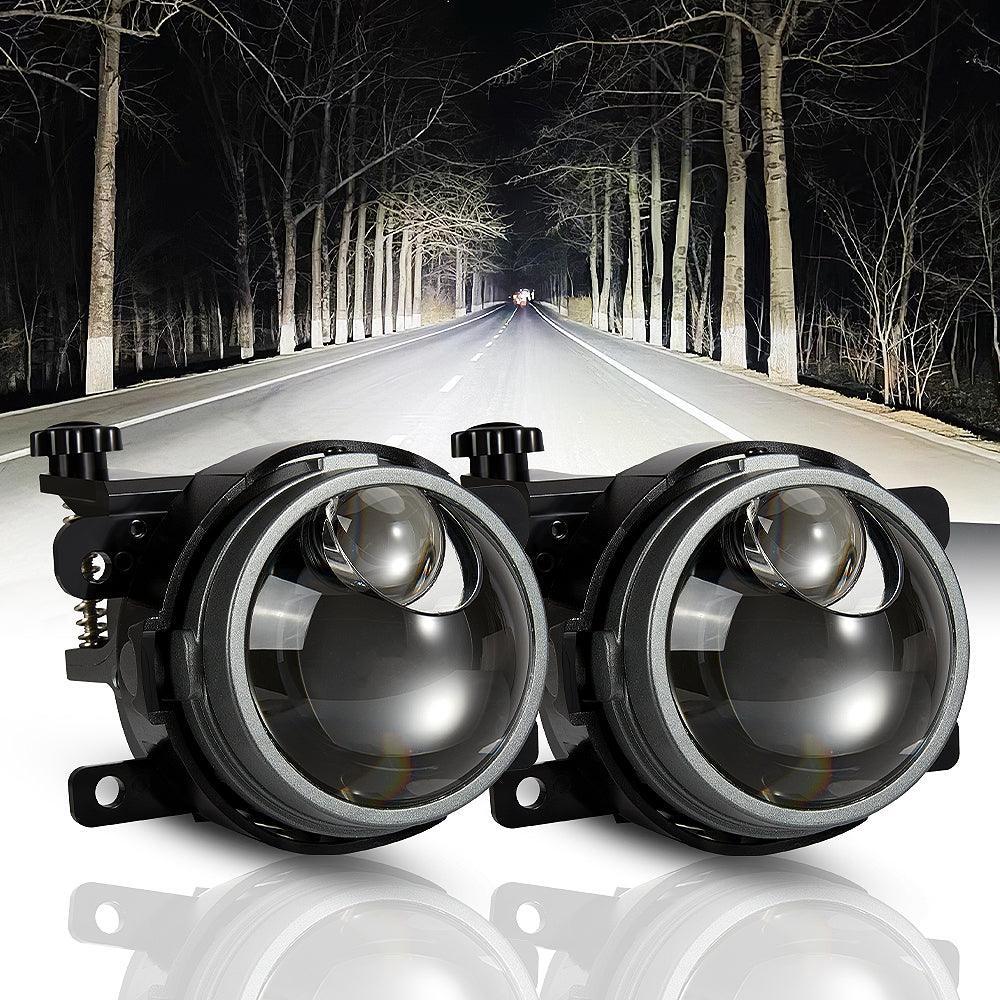 3 Inch 86W Bi-LED Projector Lens Fog Light 6000K Hyperboloid Lens Fog Light avec High Beam Auxiliary pour Toyota/Honda | 2 P…