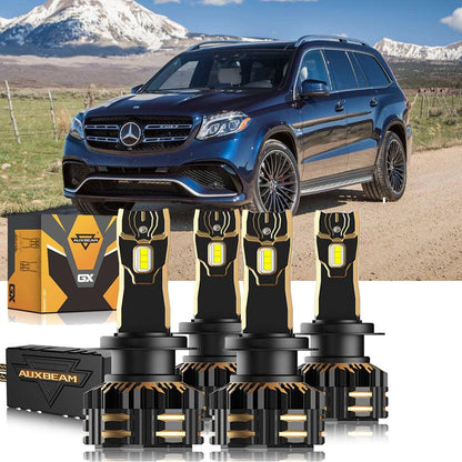 H7 Ampoules de phare LED pour Mercedes Benz GLS450 2017–2019 – vue 11 – NOVADOMIO