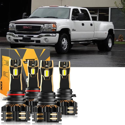 Kit d’ampoules LED de phare 9005 9006 pour GMC Sierra 3500 Classic 2007 – vue 12 – NOVADOMIO