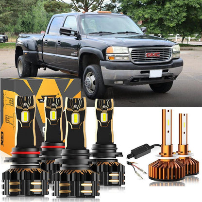 Kit d’ampoules LED de phare 9005 9006 pour GMC Sierra 3500 2001–2002 – NOVADOMIO