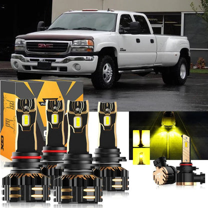 Kit d’ampoules LED de phare 9005 9006 pour GMC Sierra 3500 Classic 2007 – vue 11 – NOVADOMIO