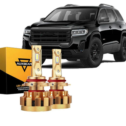 Kit d’ampoules LED feux de route/croisement F-16 Plus série CAN-bus intégré 14 000 lm pour GMC Acadia (avec phares halogènes)