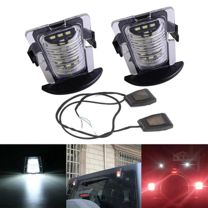 LED éclairages de plaque & Tail Gate Window charnière LED feux pour Jeep Wrangler JK 2007–2017 – NOVADOMIO