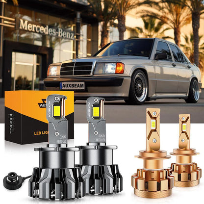 Kit d’ampoules LED feux de route/croisement pour Mercedes-Benz E55 AMG avec phares HID 2000–2006 – NOVADOMIO