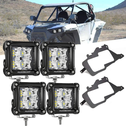 3″ projecteurs LED compacts Spot/faisceau large avec faisceau électrique & Projecteurs LED compacts supports de montage Combo