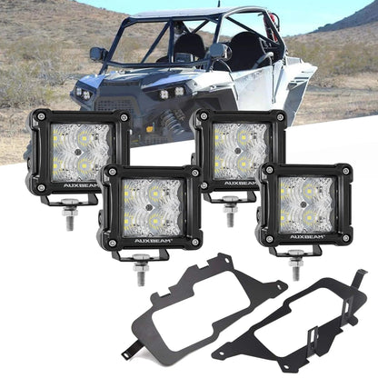 3″ projecteurs LED compacts Spot/faisceau large avec faisceau électrique & Projecteurs LED compacts supports de montage Combo