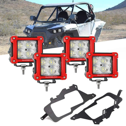 3″ projecteurs LED compacts Spot/faisceau large avec faisceau électrique & Projecteurs LED compacts supports de montage Combo