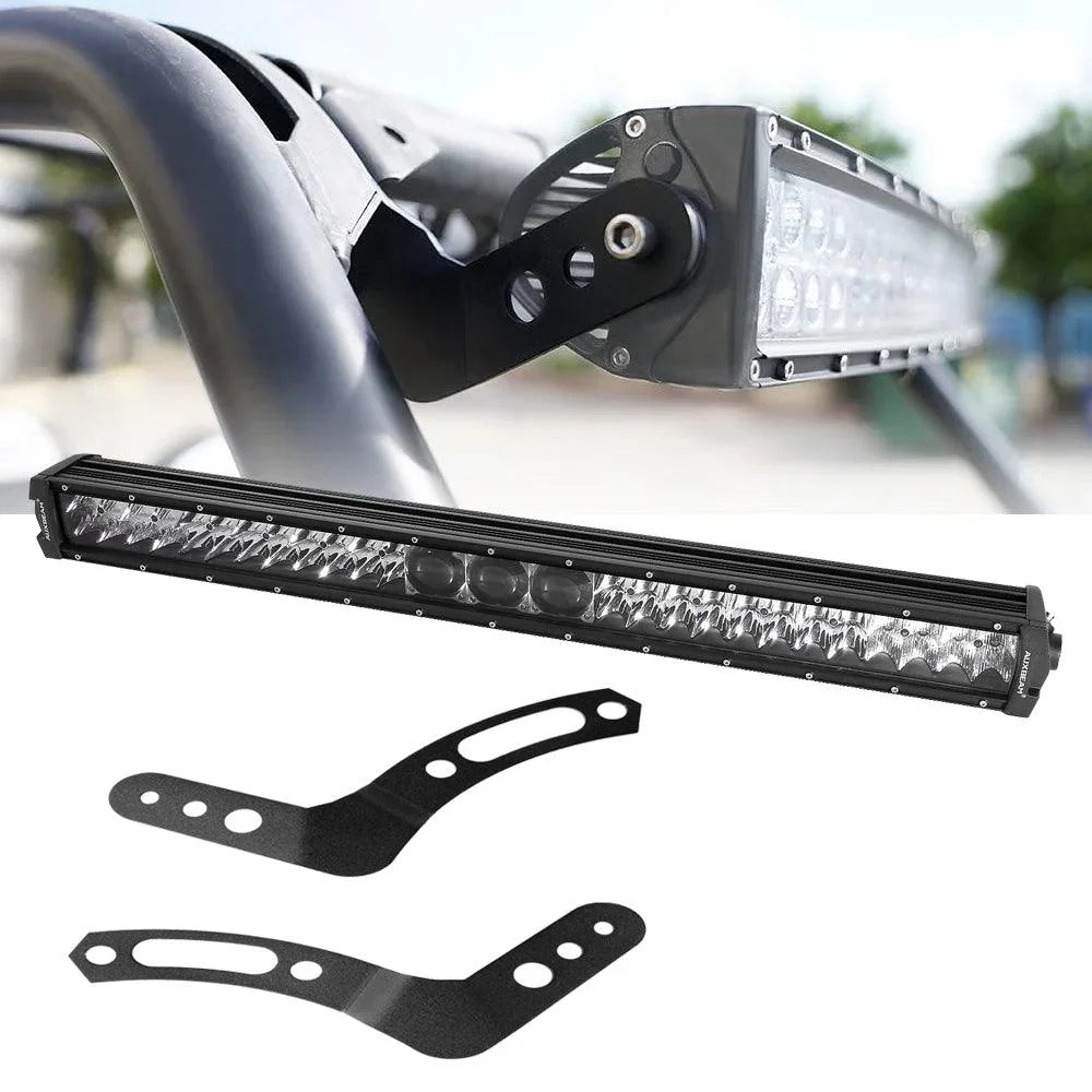 32 Inch 5D-PRO série Dual Row Barres LED & Upper Barres LED Mounting Brackets Combo pour 2013-2021 Polaris RZR XP1000 & 2015…