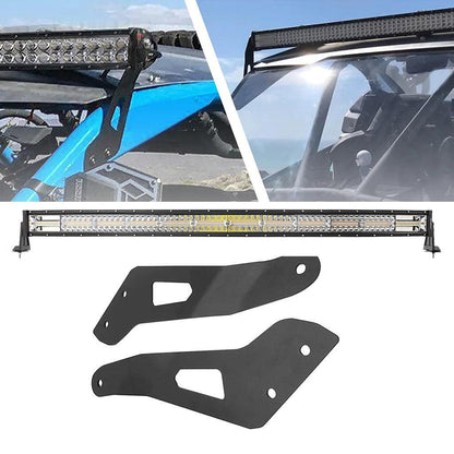 50″ 6 modes courbé Barres LED & Barres LED support de montage Combo pour Can-am Maverick X3 – NOVADOMIO
