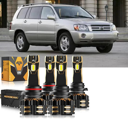 Kit d’ampoules LED de phare 9005 9006 pour Toyota Highlander 2004–2007 – vue 12 – NOVADOMIO