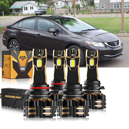 Kit d’ampoules LED de phare 9005 9006 pour Honda Civic 2006–2013 – vue 11 – NOVADOMIO
