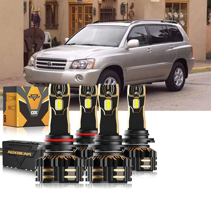 Kit d’ampoules LED de phare 9005 9006 pour Toyota Highlander 2001–2003 – NOVADOMIO