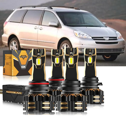 Kit d’ampoules LED de phare 9005 9006 pour Toyota Sienna 2004–2005 – NOVADOMIO