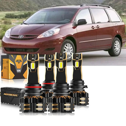 Kit d’ampoules LED de phare 9005 9006 pour Toyota Sienna 2006–2010 – vue 12 – NOVADOMIO