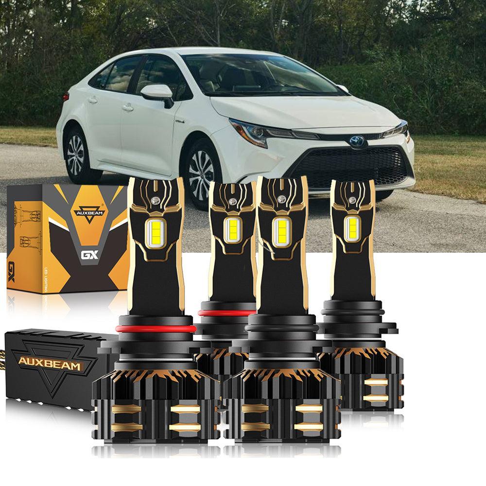 pour 2022 Toyota Corolla 9005 9006 Ampoules de phare LED Bundle