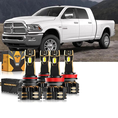 9005 H11 phares ampoules LED kit pour Ram 2500 (sans projector-type phares) 2018–2019 – vue 14 – NOVADOMIO