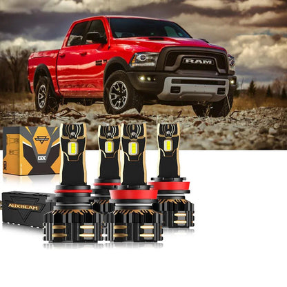 Kit d’ampoules LED de phare 9005 H11 pour Ram 1500 (sans projector-type phares) 2016–2017 – vue 14 – NOVADOMIO