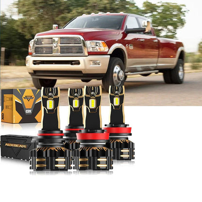 9005 H11 phares ampoules LED kit pour Ram 3500 2011–2012 – vue 15 – NOVADOMIO