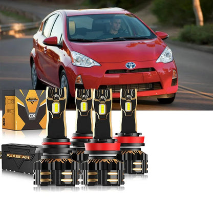Pour 2012–2014 Toyota Prius C 9005 H11 kit d’ampoules LED de phare – vue 13 – NOVADOMIO