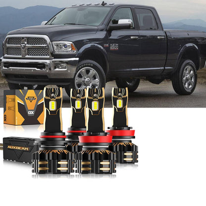 9005 H11 phares ampoules LED kit pour Ram 2500 (sans projector-type phares) 2016–2017 – vue 14 – NOVADOMIO