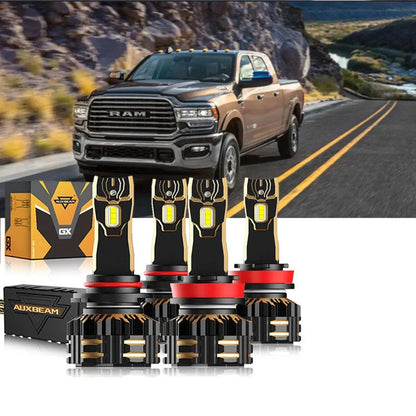 9005 H11 phares ampoules LED kit pour Ram 2500 2020 – NOVADOMIO