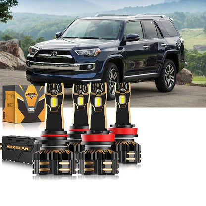 pour 2010-2020 Toyota 4Runner 9005 H11 Ampoules de phare LED Bundle – vue 12 – NOVADOMIO
