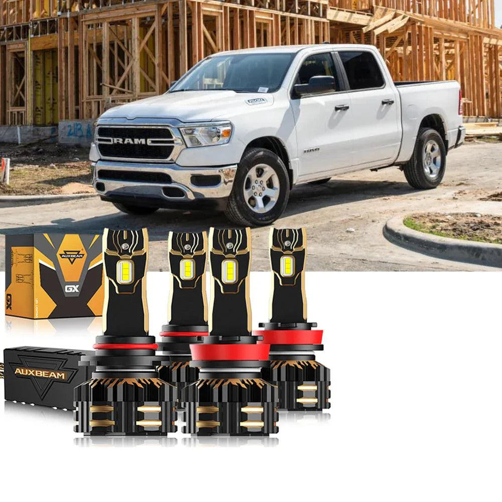 pour 2020 Ram 1500 9005 H11 LED Headlights Bulbs Bundle – vue 9