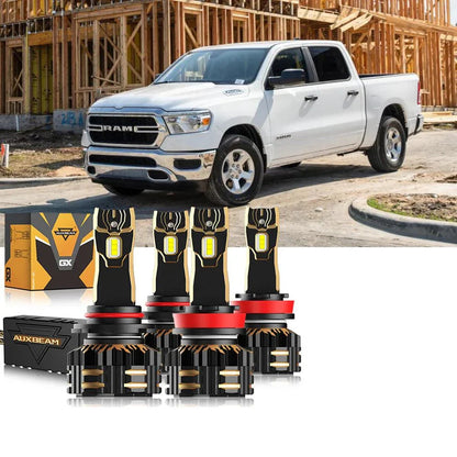 9005 H11 phares ampoules LED kit pour Ram 1500 2020 – vue 9 – NOVADOMIO