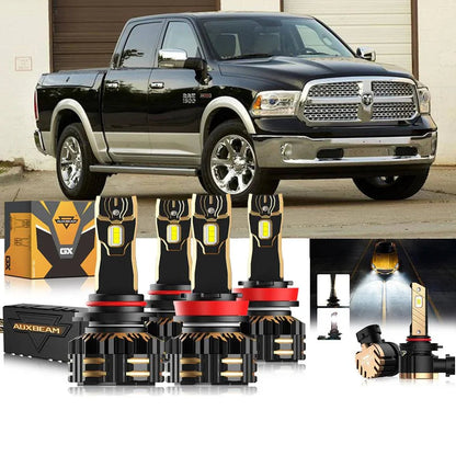 Kit d’ampoules LED de phare 9005 H11 pour Ram 1500 (sans projector-type phares) 2014 – NOVADOMIO