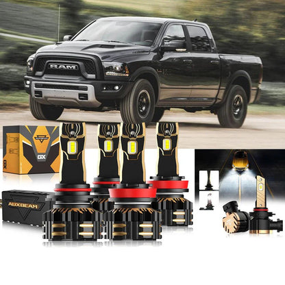 Kit d’ampoules LED de phare 9005 H11 pour Ram 1500 (sans projector-type phares) 2015 – vue 12 – NOVADOMIO