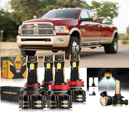 9005 H11 phares ampoules LED kit pour Ram 3500 2011–2012 – vue 12 – NOVADOMIO
