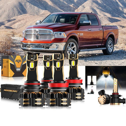 Kit d’ampoules LED de phare 9005 H11 pour Ram 1500 (sans phares à projecteur) 2013 – vue 12 – NOVADOMIO