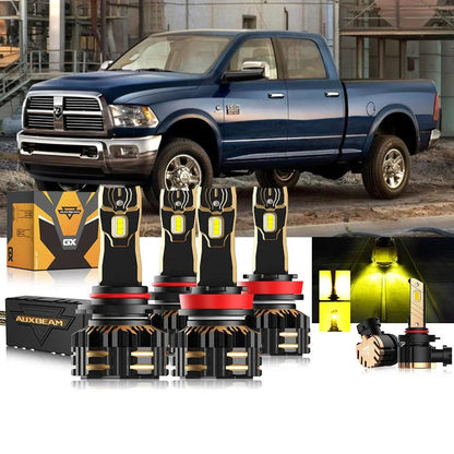 Pour 2011–2012 Ram 2500 H13 Ampoules de phare LED – vue 4 – NOVADOMIO