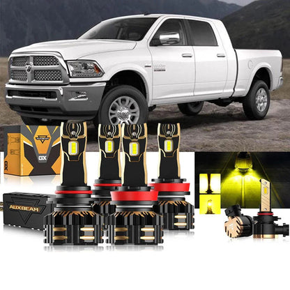 9005 H11 phares ampoules LED kit pour Ram 2500 (sans projector-type phares) 2018–2019 – vue 11 – NOVADOMIO
