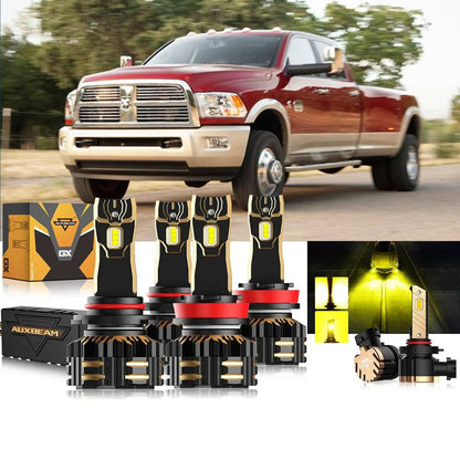 9005 H11 phares ampoules LED kit pour Ram 3500 2011–2012 – vue 13 – NOVADOMIO