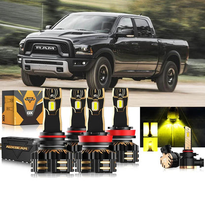 Kit d’ampoules LED de phare 9005 H11 pour Ram 1500 (sans projector-type phares) 2015 – vue 13 – NOVADOMIO