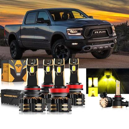 Kit d’ampoules LED de phare 9005 H11 pour Ram 1500 (sans projector-type phares) 2018–2019 – vue 15 – NOVADOMIO
