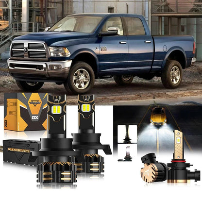 Pour 2011–2012 Ram 2500 H13 Ampoules de phare LED – NOVADOMIO