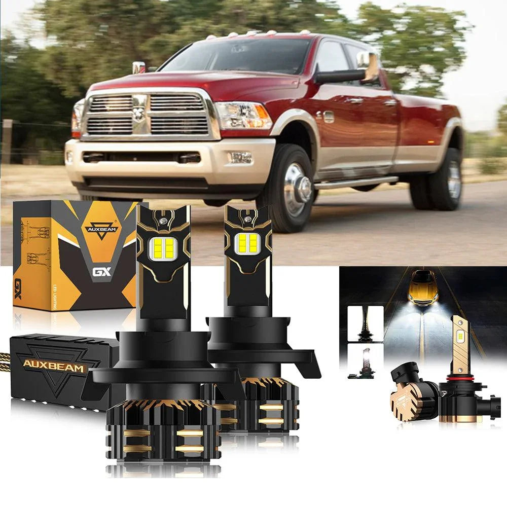 pour 2011-2012 Ram 3500 9005 H11 LED Headlights Bulbs Bundle